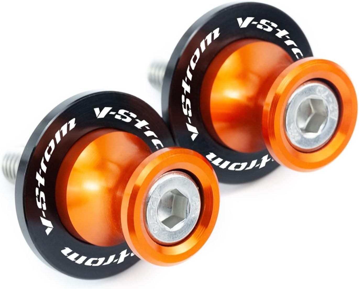 LCCDZ Compatible con Suzuki V-Strom 650 V-Strom650 VStrom 1000 1050 Carretes de basculante para motocicleta, deslizador, 0.315 in, soporte