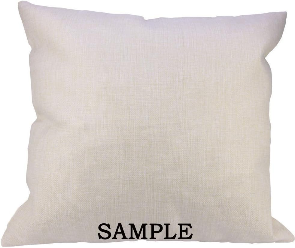 HGOD DESIGNS Sandy Toes & Salty Kisses – Funda de almohada de lino y algodón, 18 x 18 pulgadas para habitaciónsofá