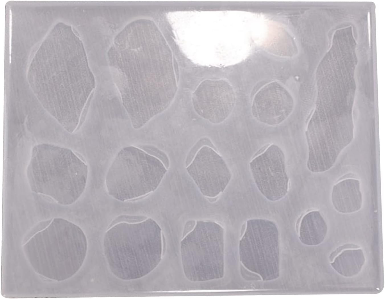 Dijes geométricos para aretes, moldes de resina epoxi, molde de silicona, bolsa de equipaje, moldes de fundición con agujero para hacer manualidades