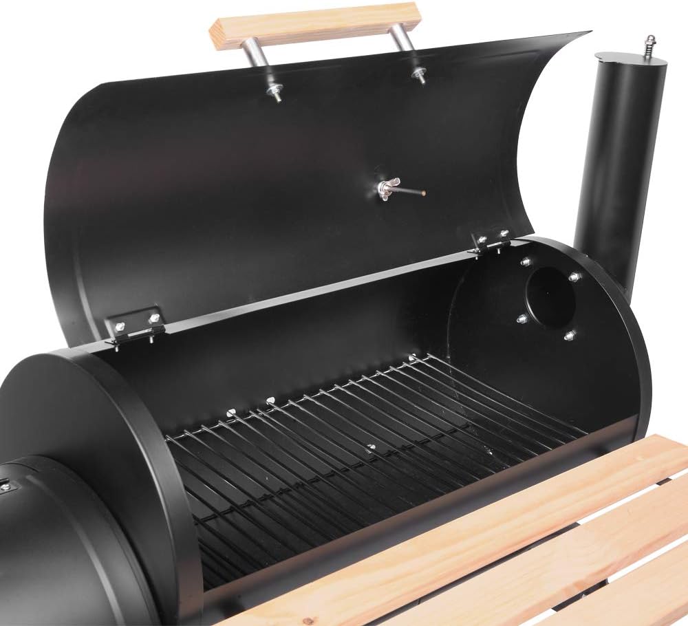 susici Parrillas de carbón para exteriores de 44 pulgadas, parrilla portátil para barbacoa con ruedas para patio, patio, campamento, picnic, barbacoa