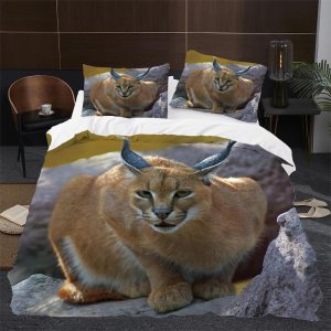 Juego de funda de edredón de gran floppa, tamaño matrimonial, funda de edredón de microfibra suave y 2 fundas de almohada de 20 x 26 pulgadas, juego Juego de funda de edredón de gran floppa, tamaño matrimonial, funda de edredón de microfibra suave y 2 fundas de almohada de 20 x 26 pulgadas, juego