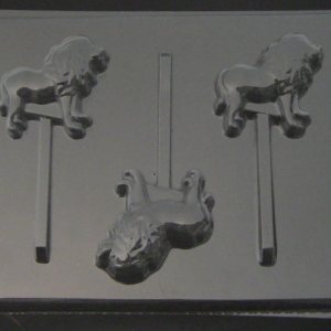 Molde de paleta de caramelo de chocolate de safari africano de león Molde de paleta de caramelo de chocolate de safari africano de león