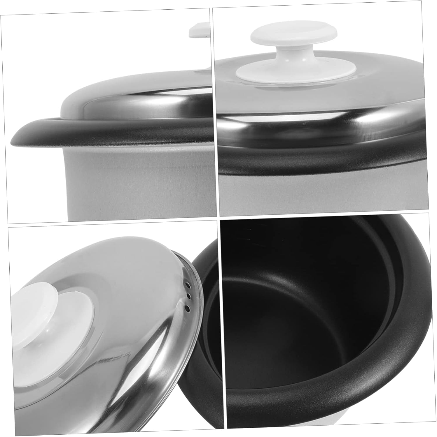DOITOOL Olla de arroz Liner Accesorios interiores Olla interna Suministro de cocina eléctrica Olla de caldera de arroz antiadherente Olla de arroz