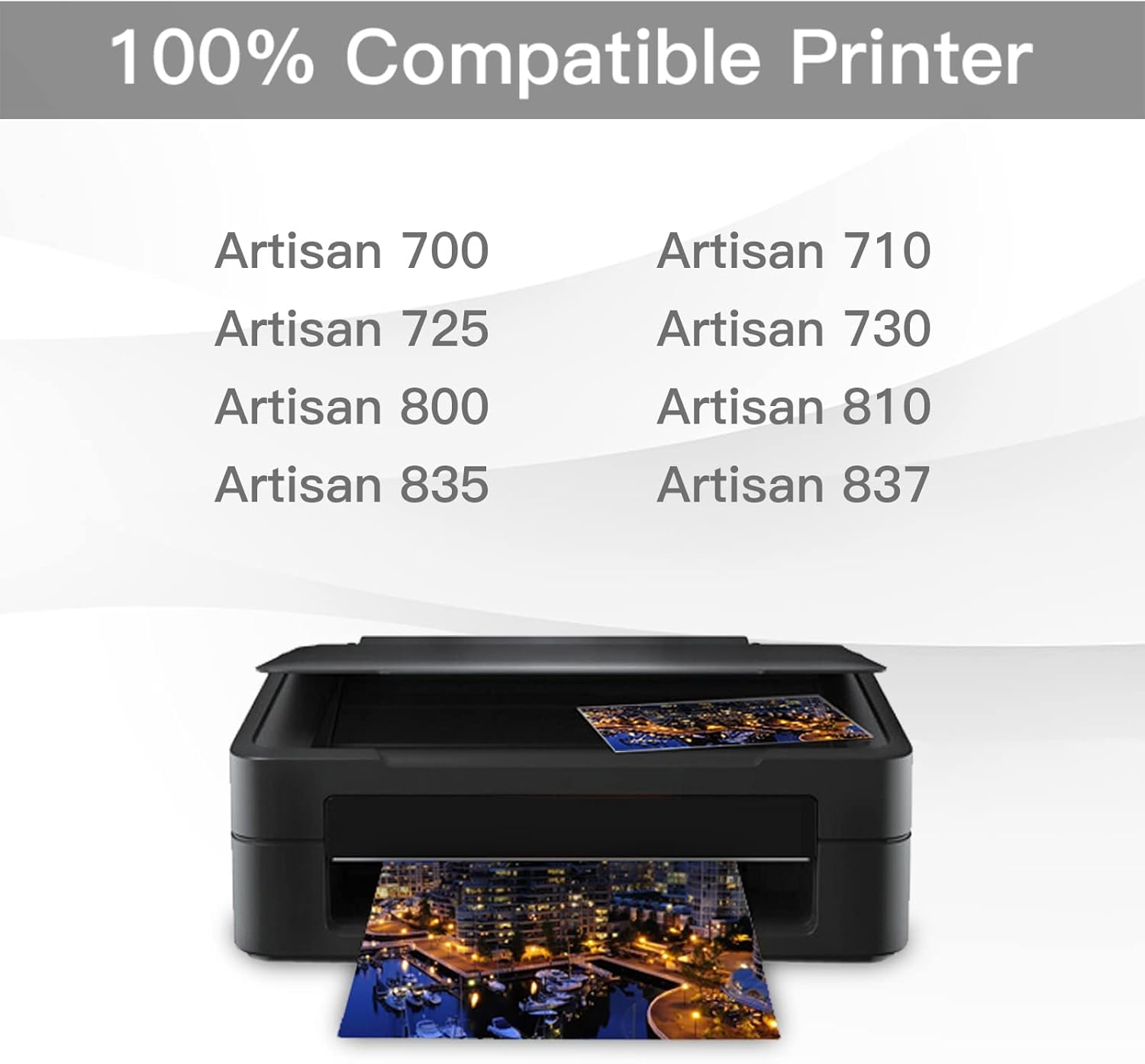 BeOne Cartucho de tinta remanufacturado de repuesto para impresora Epson T099 99 T99 para usar con impresora Artisan 700 710 725 730 800 810 835 837