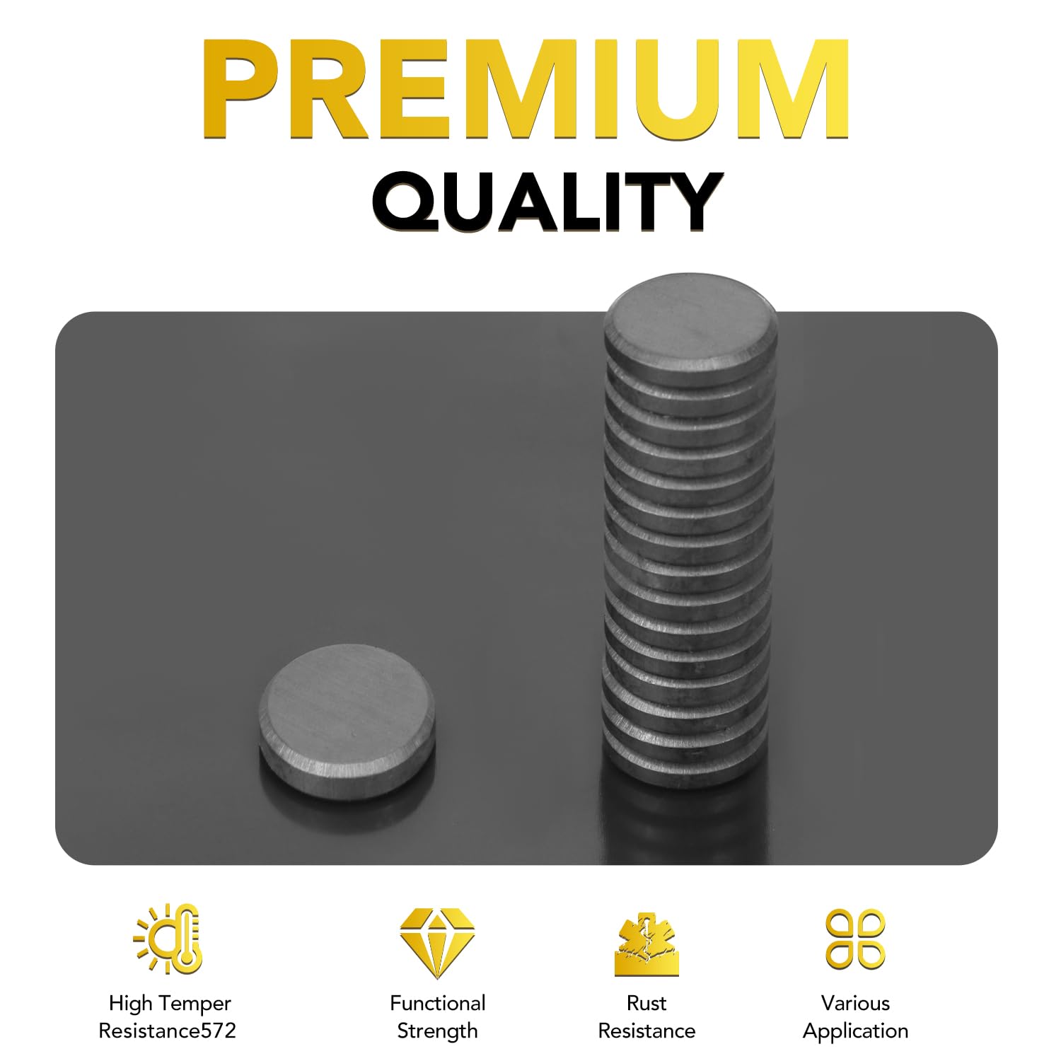 DIYMAG 140 imanes pequeños de cerámica para manualidades, imanes de disco redondos con respaldo adhesivo, imanes fuertes para refrigerador,