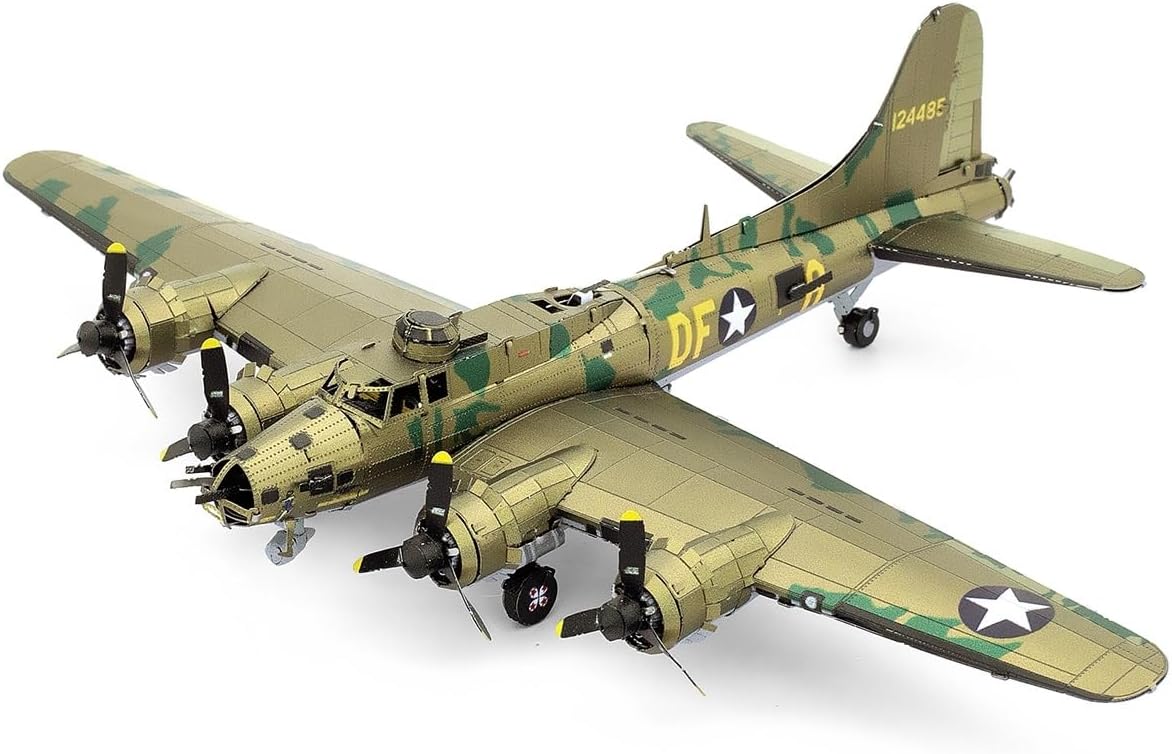 Metal Earth B-17 Flying Fortress Color 3D Metal Modelo Kit Fascinaciones