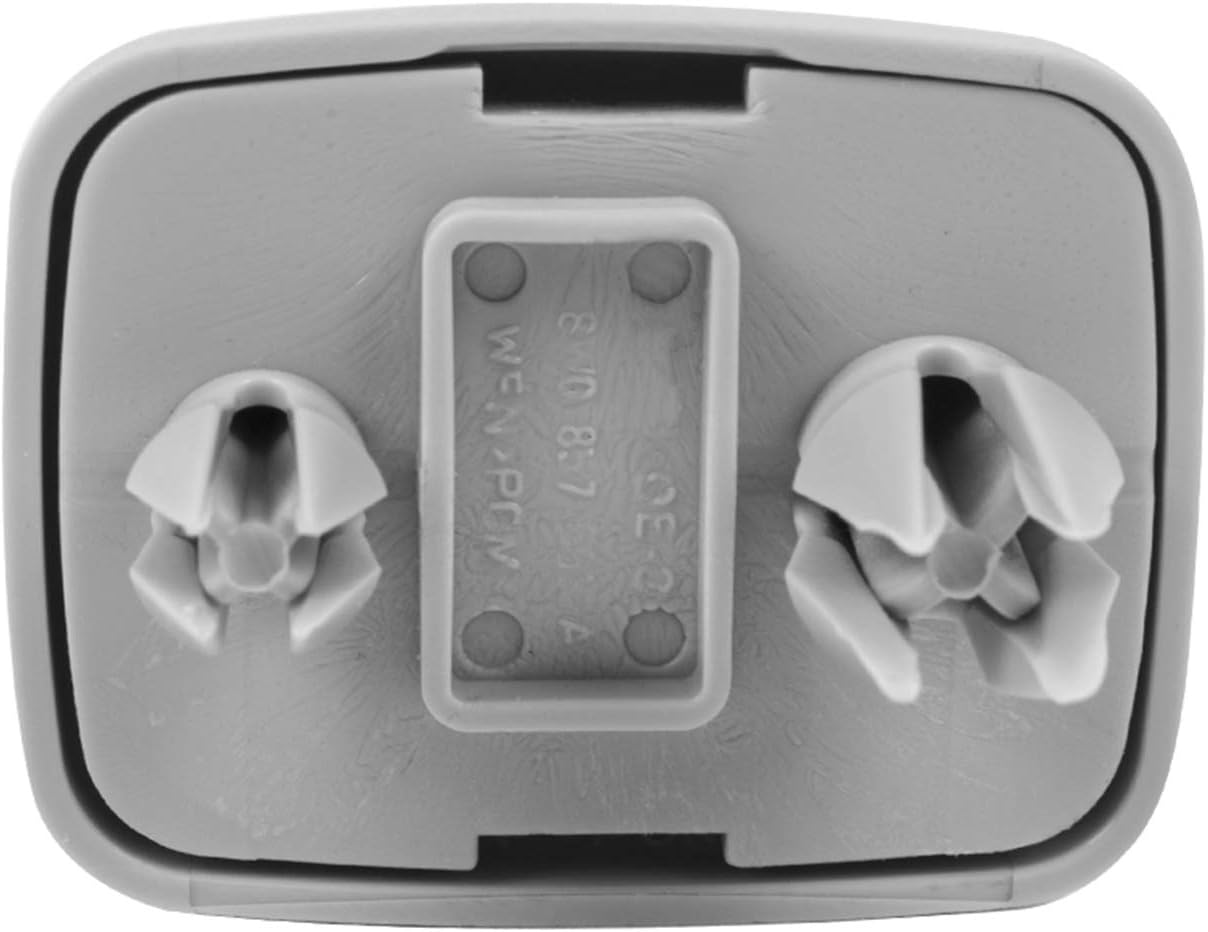 Soporte Runmade, para gancho, para parasol de automóvil, gris