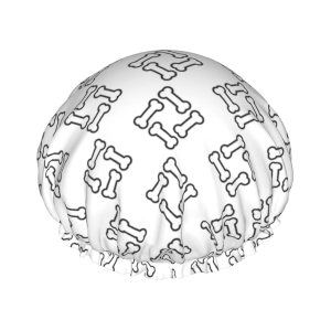 Cute Dog Double Layer Waterproof Shower Cap Suitable For All Head Sizes Cute Dog Double Layer Waterproof Shower Cap Suitable For All Head Sizes