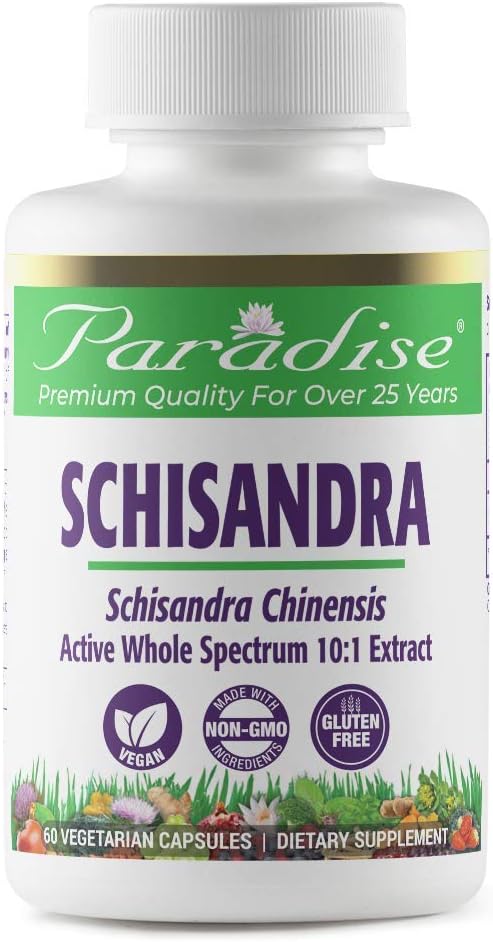 Paradise Schisandra – 100% extraído naturalmente – Sin productos químicos ni disolventes agresivos – Extracto termocinético tradicional con agua