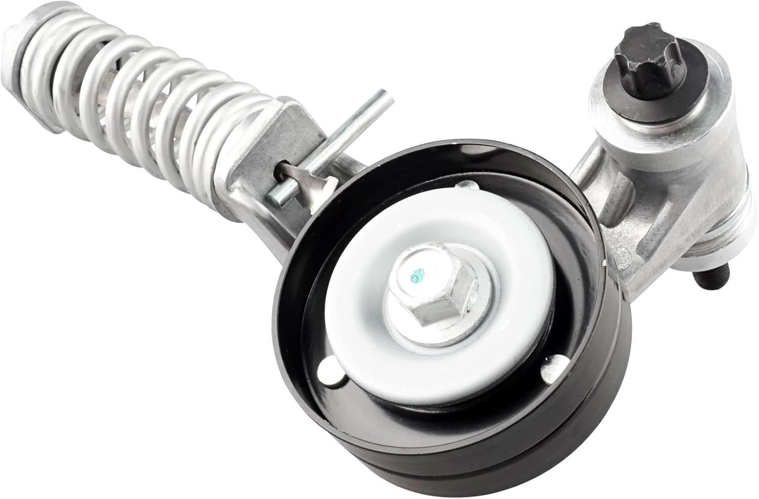 Rapuled 38344 55565236 Conjunto tensor de correa de transmisión con polea compatible con Chevrolet Cruze 2011-2016 Sonic 2012-2019 Trax 2013-2020