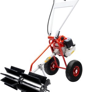 Escoba eléctrica de 43 CC de 2 tiempos con cabezal de cepillo de nailon y mango ergonómico, escoba de césped artificial adecuada para barrer Escoba eléctrica de 43 CC de 2 tiempos con cabezal de cepillo de nailon y mango ergonómico, escoba de césped artificial adecuada para barrer