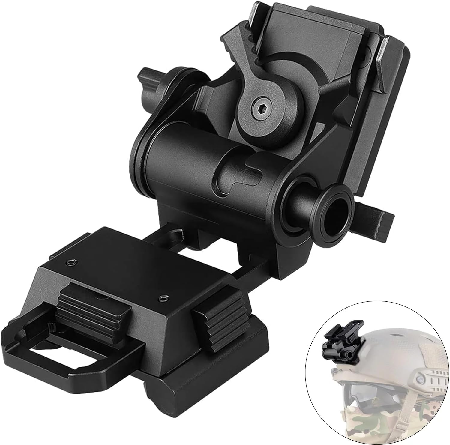 Caza táctica CNC PVS1518 visión nocturna gafas montaje para L4G24 NVG Metal casco montaje