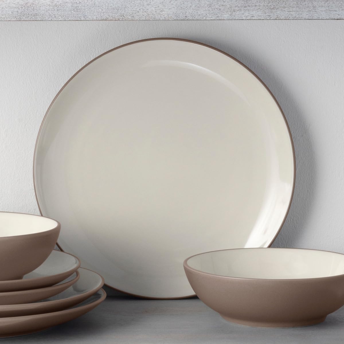 Noritake Colorwave – Plato llano de arcilla, cupé, 10 12 pulgadas, juego de 4 en arcilla