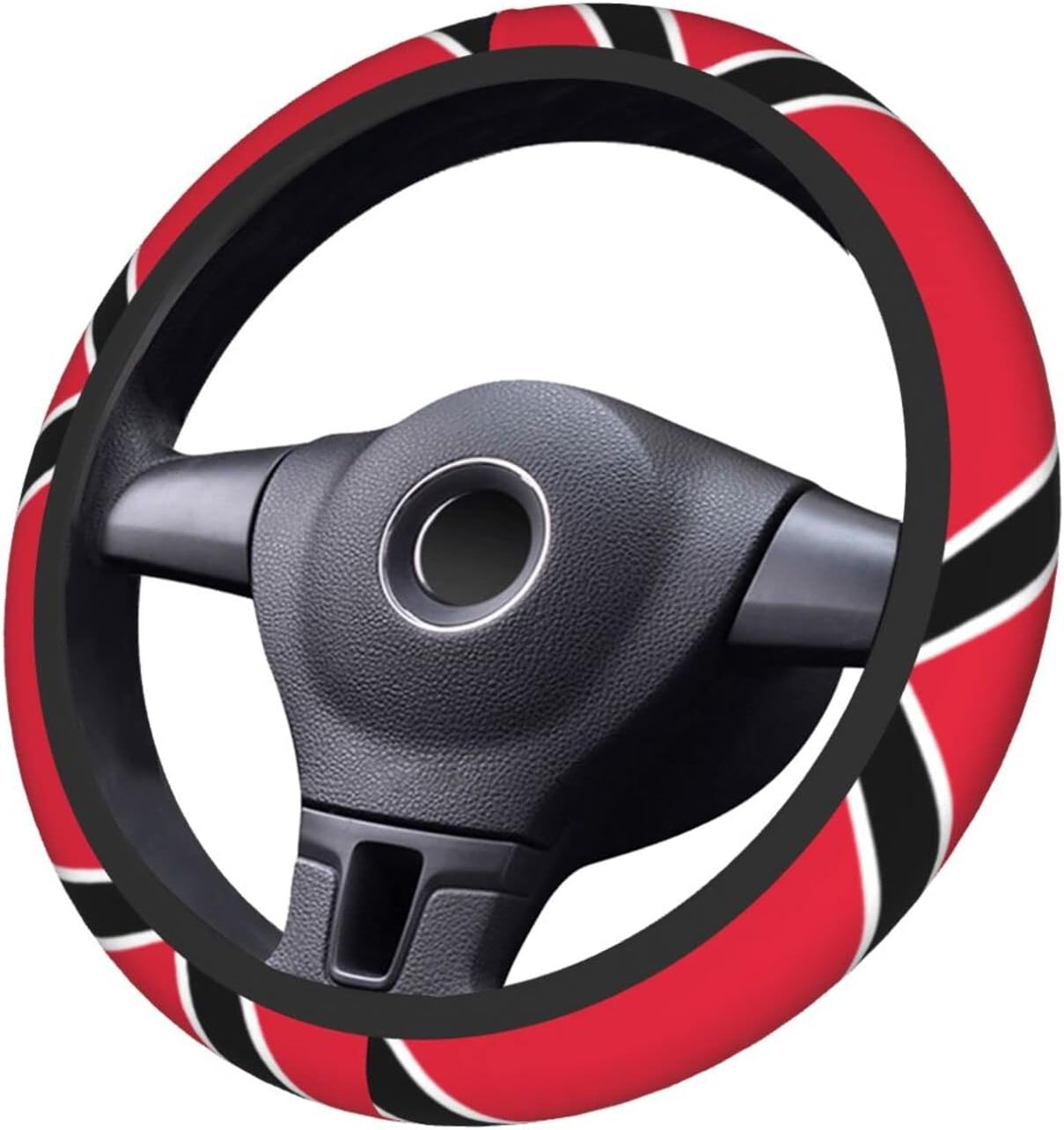 Bandera de Trinidad y Tobago – Funda para volante de 15 pulgadas, universal, antideslizante, decoración para volante, accesorios de automóvil, funda