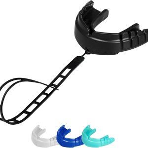 OPRO Protector bucal deportivo de nivel instantáneo para adultos y jóvenes con correa, protector bucal para hockey, lacrosse, rugby, artes marciales OPRO Protector bucal deportivo de nivel instantáneo para adultos y jóvenes con correa, protector bucal para hockey, lacrosse, rugby, artes marciales