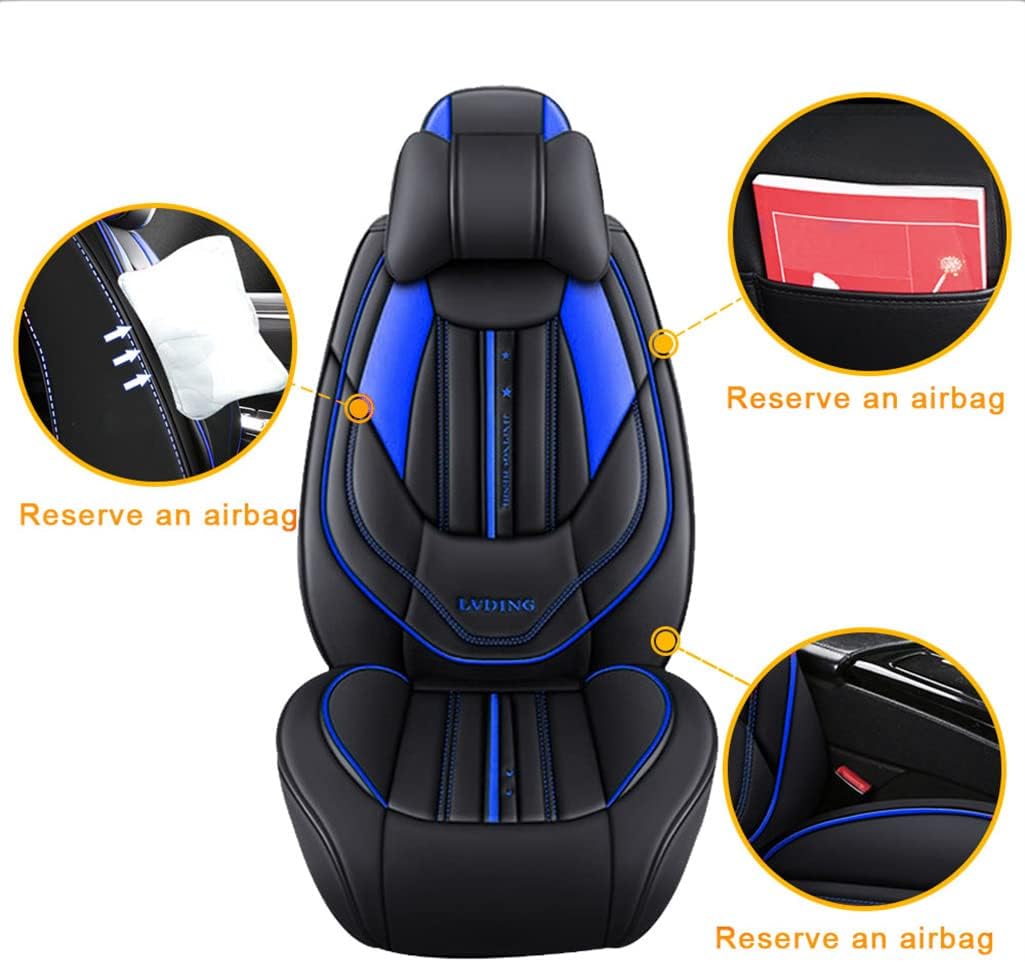 Fundas de asiento delantero y trasero de lujo con cojines para reposacabezas para Volvo XC40 XC60 XC70, funda de asiento de automóvil, resistente al