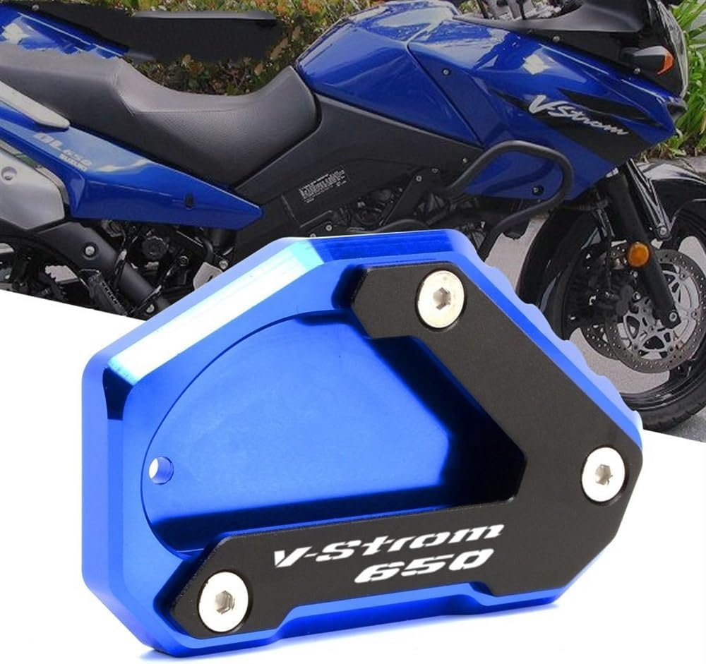 Motorcycle Side Stand pad Motorcycle Kickstand Extension Plate Side Stand Enlarge Pad for Suzuki V-Strom 650 DL650 650XT 2012 2013 2014 2015-2022