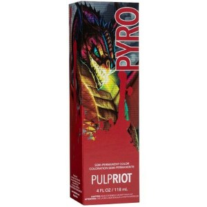 P.R. Pulp Riot Tinte semipermanente para el cabello, 4 onzas, Pyro, 4 onzas líquidas (paquete de 1) P.R. Pulp Riot Tinte semipermanente para el cabello, 4 onzas, Pyro, 4 onzas líquidas (paquete de 1)