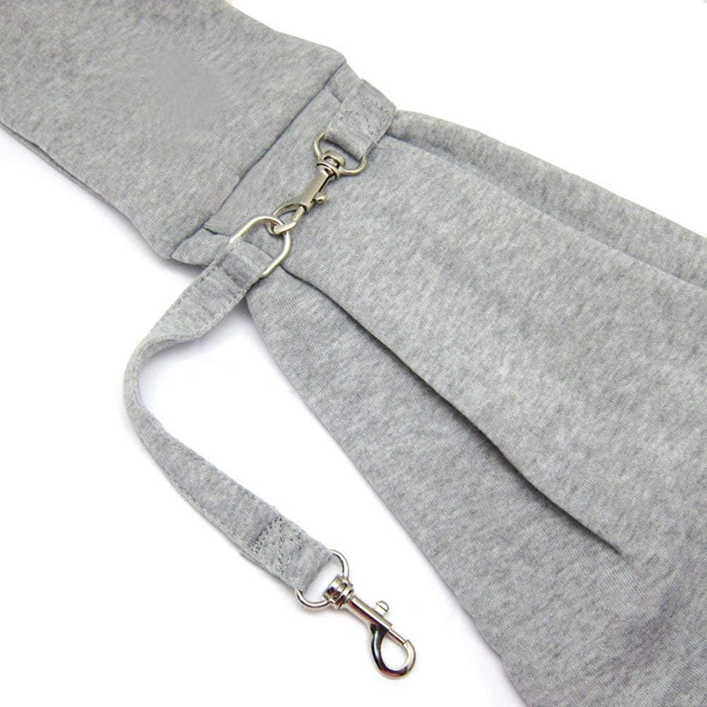 Grtdrm Bolsa de transporte para mascotas, bolsa de viaje para gatos y perros, hasta 16 libras (gris)