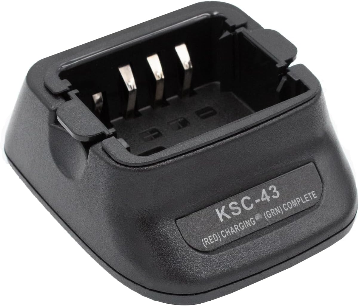 KNB-45L Cargador de batería para Kenwood compatible con batería de iones de litio NI-MH KSC-43 Cargador de batería de radio rápido para KNB-63L