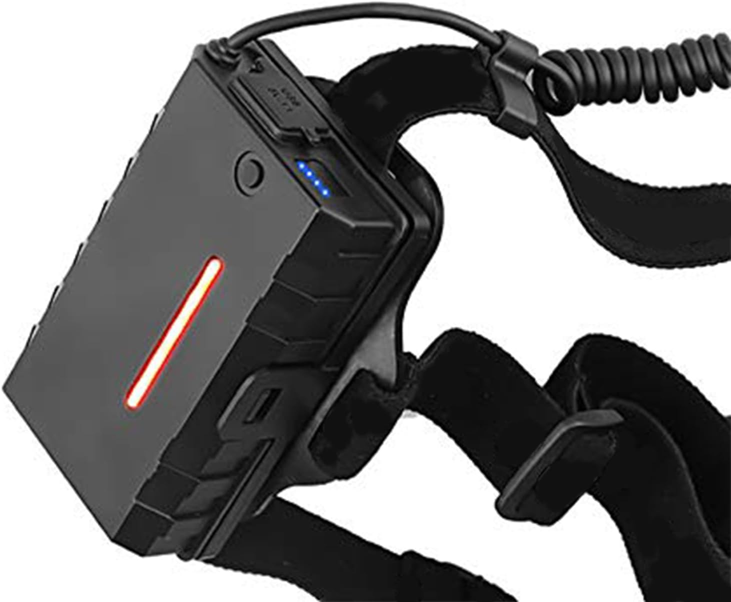 Lámparas LED recargables, 300000 lúmenes altos, súper brillante, con 4 modos, PX7 impermeable y 90 ajustables para la frente, para camping, correr,