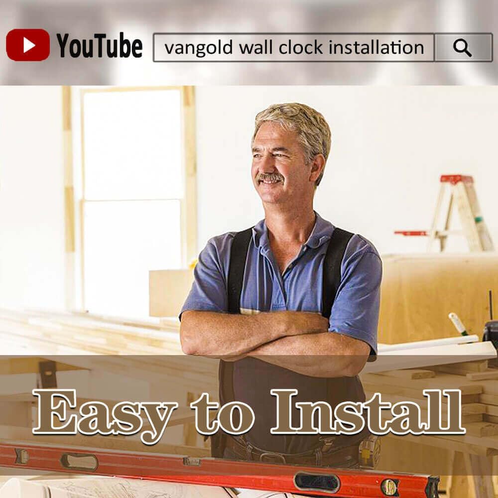 VANGOLD Relojes de pared para decoración de sala de estar