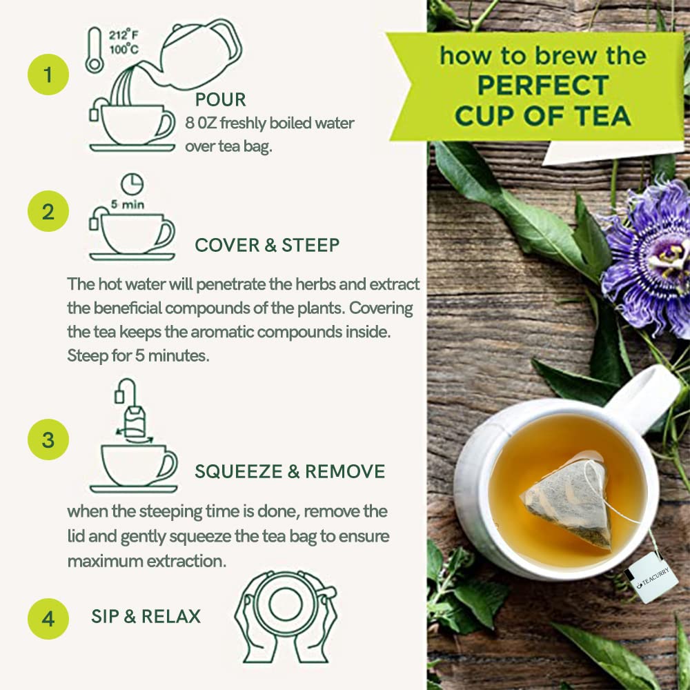 Teacurry Té Kapha Dosha (paquete de 1 mes  30 bolsas de té)  Ayuda a equilibrar Kapha (Made In India)