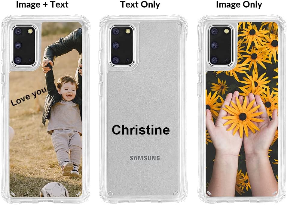 MXCUSTOM Funda de teléfono personalizada para Samsung Galaxy Note 20, a prueba de golpes con imagen, texto y imagen, diseño de imagen parachoques de