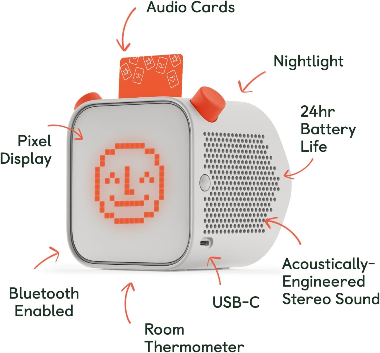 Yoto Reproductor (3 generación) + juego con paquete Peppa  Altavoz de audio Bluetooth para niños, dispositivo todo en 1 sin pantalla que reproduce
