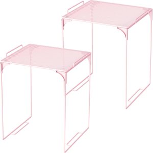 Svartur Estante apilable para decoración de casillero escolar, estante organizador alto para el trabajo, artículos esenciales de regreso a la Svartur Estante apilable para decoración de casillero escolar, estante organizador alto para el trabajo, artículos esenciales de regreso a la