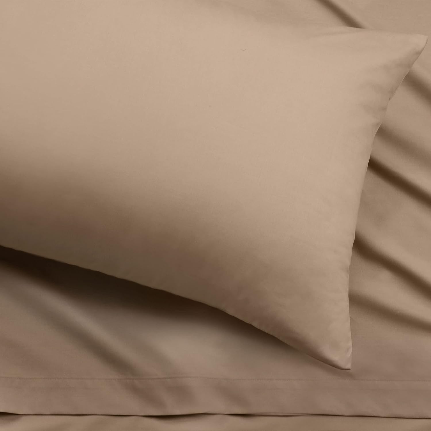 Martex Juego de sábanas de algodón de 225 hilos tamaño matrimonial de 3 piezas, 1 sábana bajera, 1 sábana encimera, 1 funda de almohada, suave,