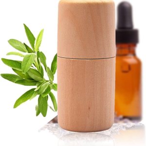 DAMLUX Estuche de viaje de aceite esencial de madera, caja de soporte de aceite esencial, contenedor de botella de aceite esencial de madera de DAMLUX Estuche de viaje de aceite esencial de madera, caja de soporte de aceite esencial, contenedor de botella de aceite esencial de madera de