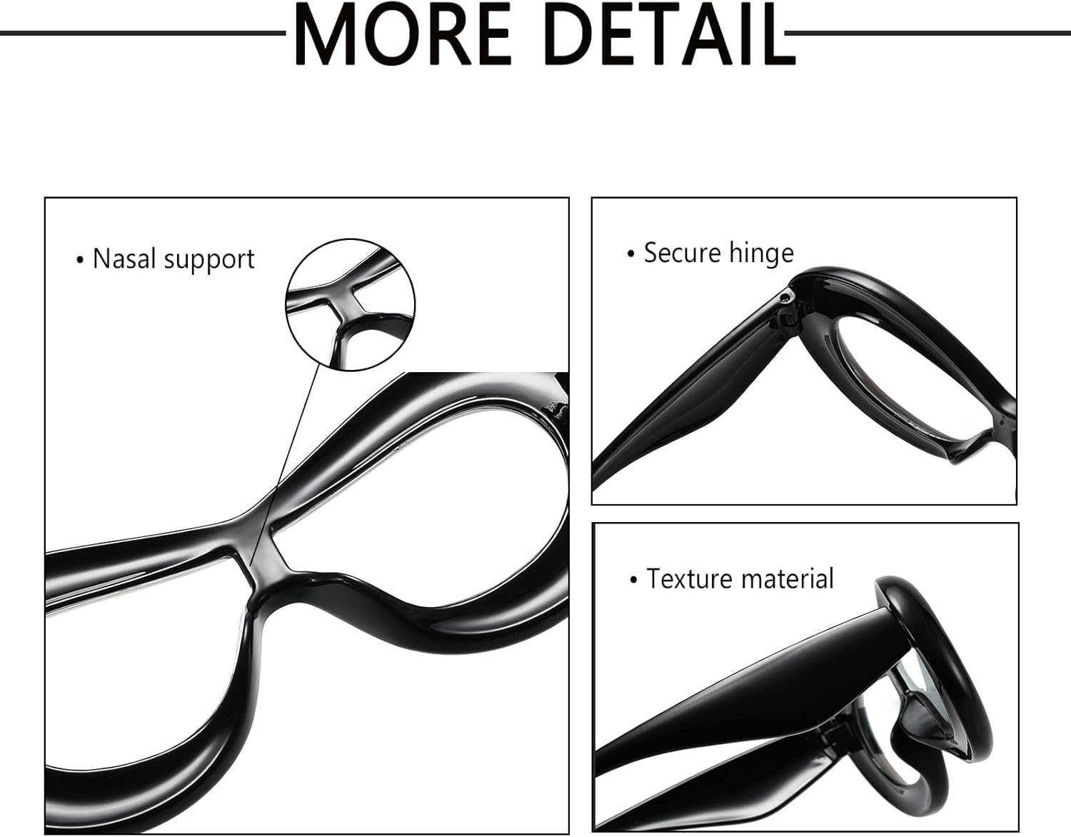 Gafas gruesas de gran tamaño con luz azul  Y2K ovaladas antifatiga ocular gafas de computadora con marco transparente para fiestas