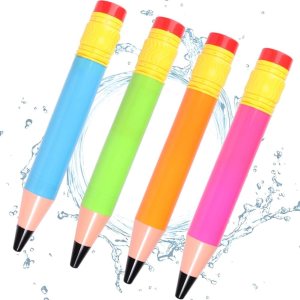 Paquete de 4 pistolas de agua mejoradas para niños y adultos, pistola de chorro, pistolas de agua súper remojadas, juguetes de largo alcance de Paquete de 4 pistolas de agua mejoradas para niños y adultos, pistola de chorro, pistolas de agua súper remojadas, juguetes de largo alcance de