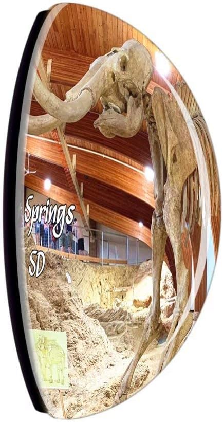 Imán para nevera con diseño de Mammoth South Dakota de Estados Unidos