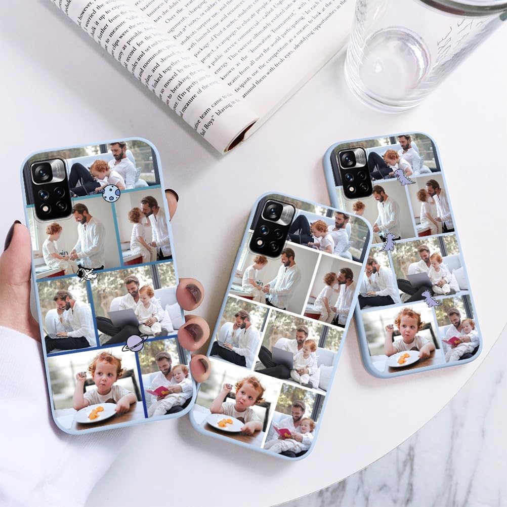 Eouine Funda de teléfono personalizada para Xiaomi Redmi Note 11 Pro (4G5G) 2022 (6.67 pulgadas)  Fundas de teléfono con imagen personalizable,