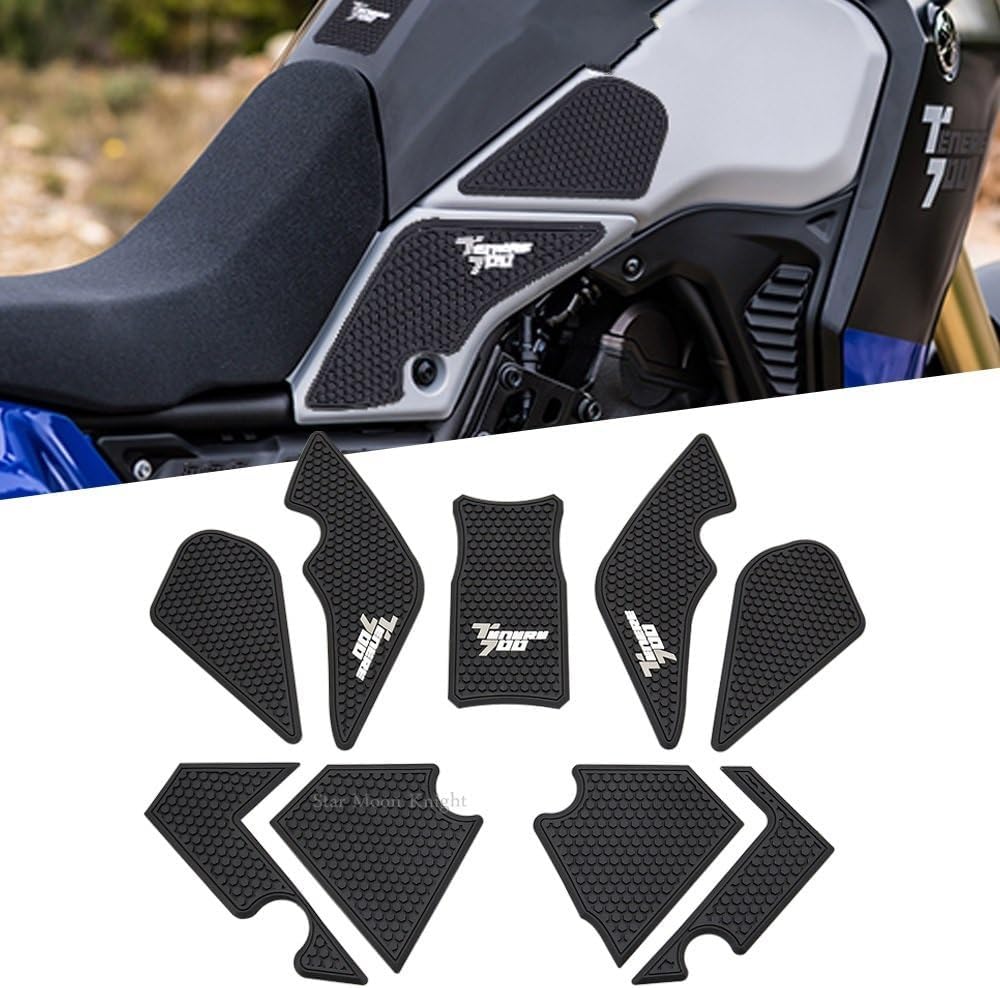 Adhesivo adhesivo para depósito de combustible para Y&AMAHA Tenere 700 T700 XTZ 700 XTZ 690, accesorios de motocicleta, adhesivos laterales