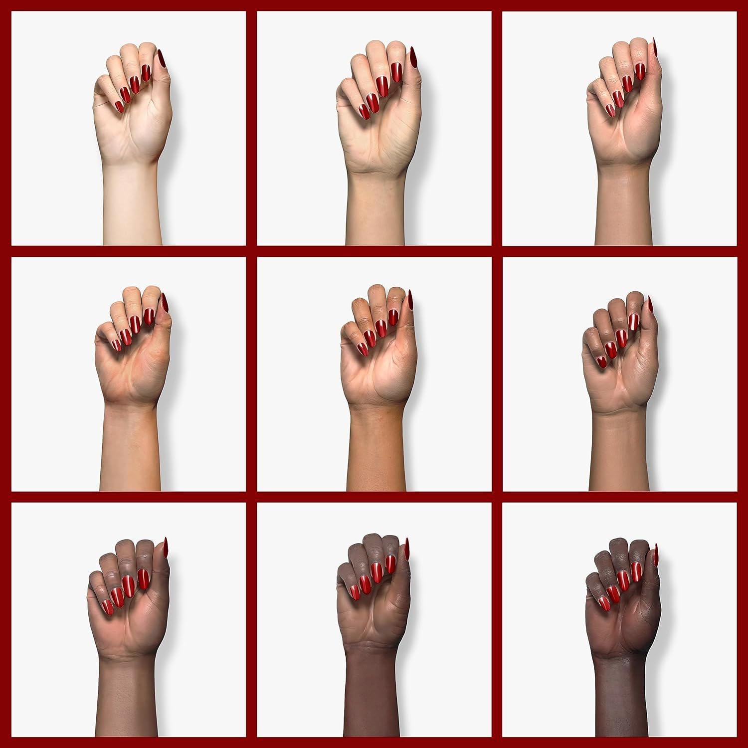 BEAUTPAL – Esmalte de uñas de gel para uñas, 1 unidad de 0.5 onzas líquidas, color rojo burdeos, esmalte de uñas en gel que se absorbe con luz UV