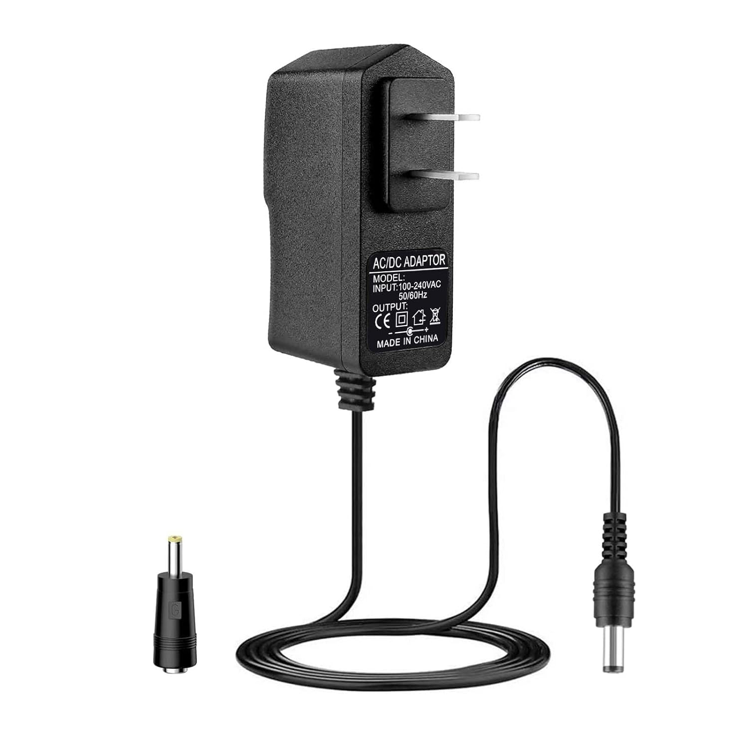 Adaptador de fuente de alimentación de CA de 12.6 V de repuesto para TYIAUS, Cholas KZD02, OLsky, FENTASY, HeaDot, JamGym, ZonGym, cable cargador de