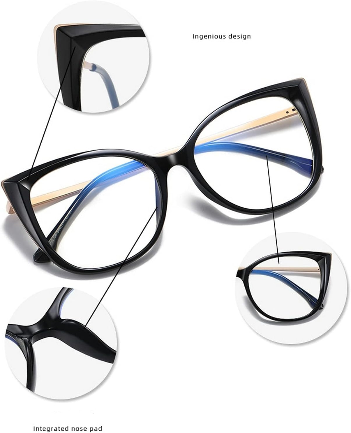 mincl Lentes de lectura bifocales fotocromáticos para mujer, marco de anteojos cuadrado, color rojo, hembra, multifocales, para hiperopía