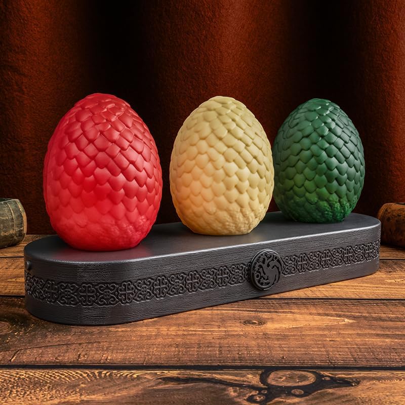 Paladone House of The Dragon Egg Light – Decoración de fantasía y mercancía de fandom para los fanáticos de Juego de Tronos