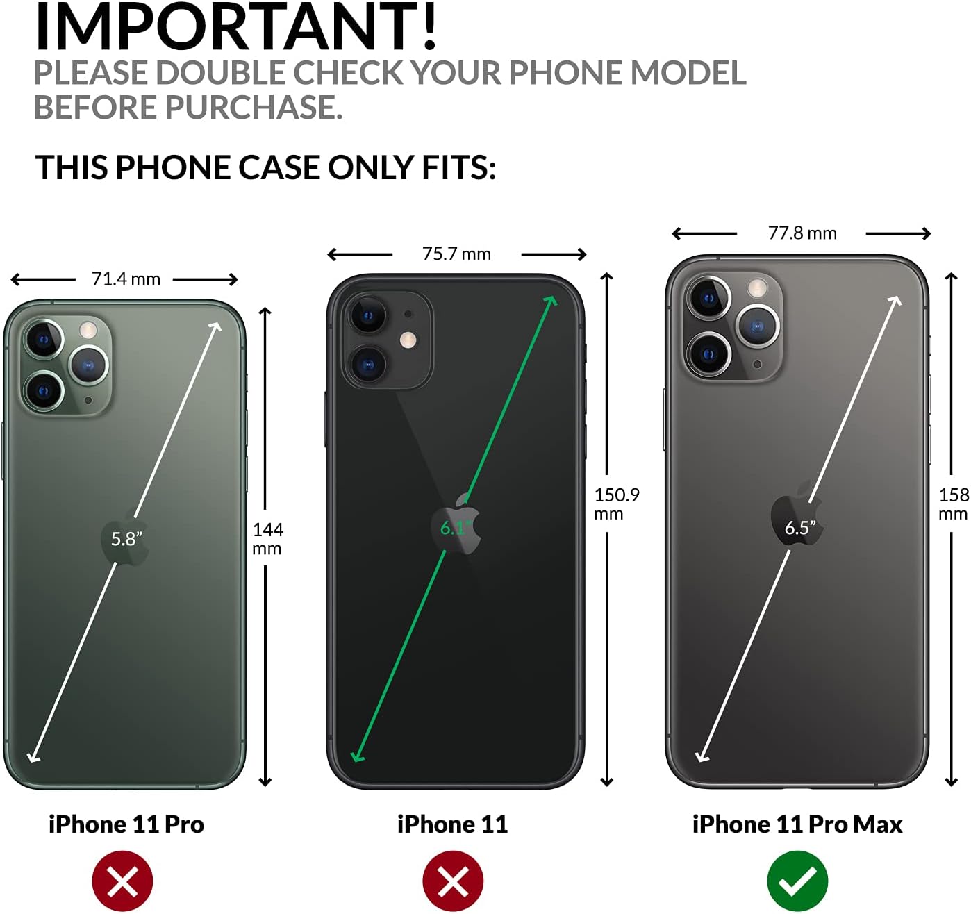 SURAZO Premium Mobile Phone Case for Apple iPhone 11 Pro Max – Genuine Leather Case with Paw Motif – Leather Flip Case with Stand Function, Card