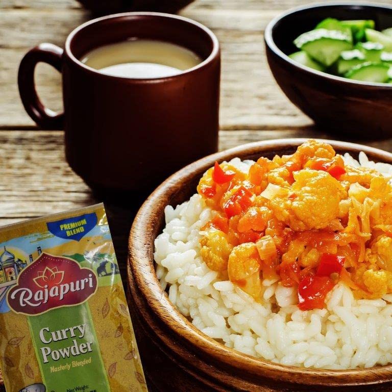 Rajapuri Especias mixtas  Curry suave 3.00 oz  3 onzas  Perfecto para carnes, aves de corral y pescado. Apto para veganos