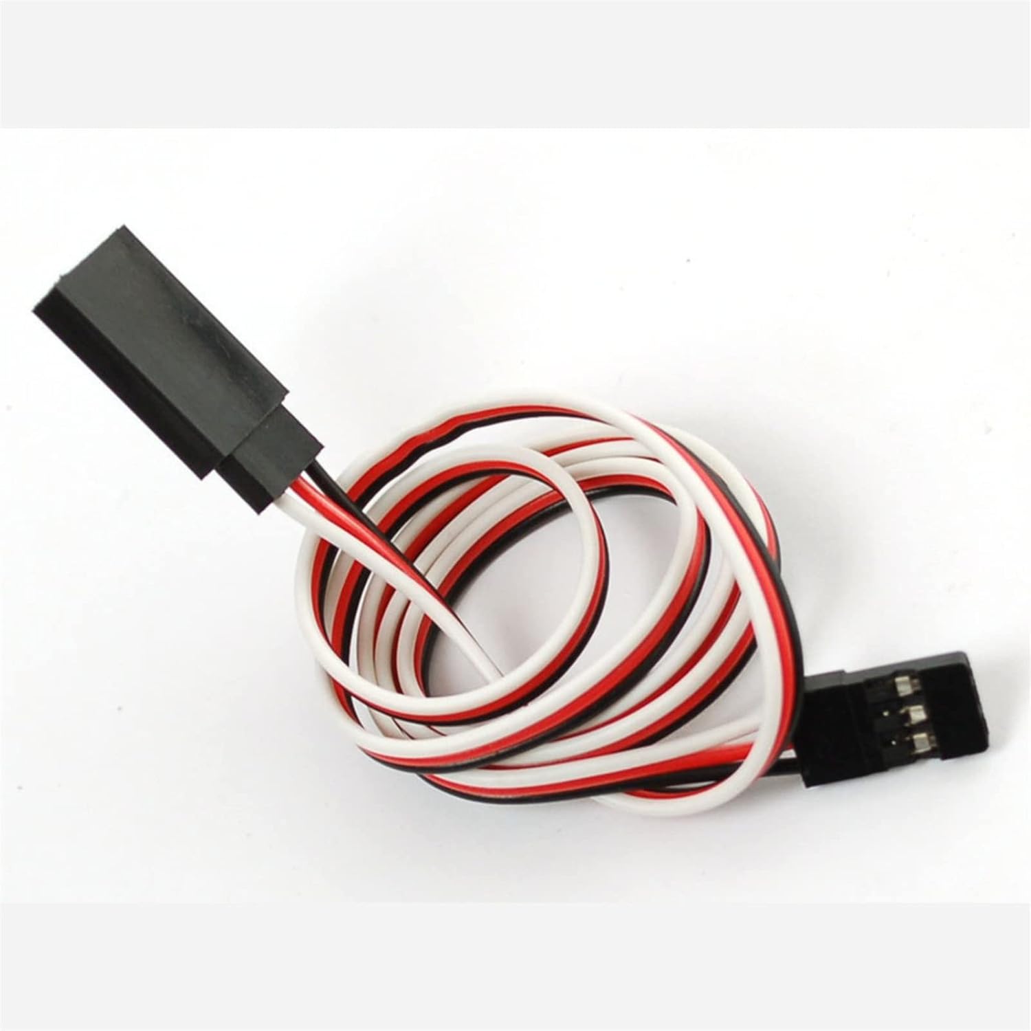 Extensión servo de 3 pines, macho y hembra JR Plug servo Cable de extensión de plomo, utilizado para aviones RC Quadcopter (6 tamaños) 5.9 in5.9