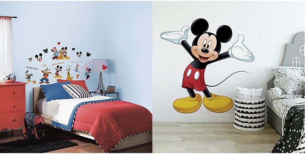 RoomMates Adhesivos de pared de Mickey y sus amigos y Mickey Mouse