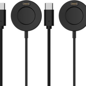 Paquete de 2 cargadores USB tipo C diseñados para Garmin Epix Gen 2 ProEpix Gen 2Epix ProD2 Air X10, estación de carga portátil, cable de carga Paquete de 2 cargadores USB tipo C diseñados para Garmin Epix Gen 2 ProEpix Gen 2Epix ProD2 Air X10, estación de carga portátil, cable de carga