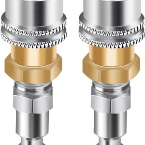 WNCGC Mandril de aire, mandril de aire de latón de flujo cerrado de 14 FNPT, portabrocas de aire de bloqueo de conexión rápida para accesorios de WNCGC Mandril de aire, mandril de aire de latón de flujo cerrado de 14 FNPT, portabrocas de aire de bloqueo de conexión rápida para accesorios de