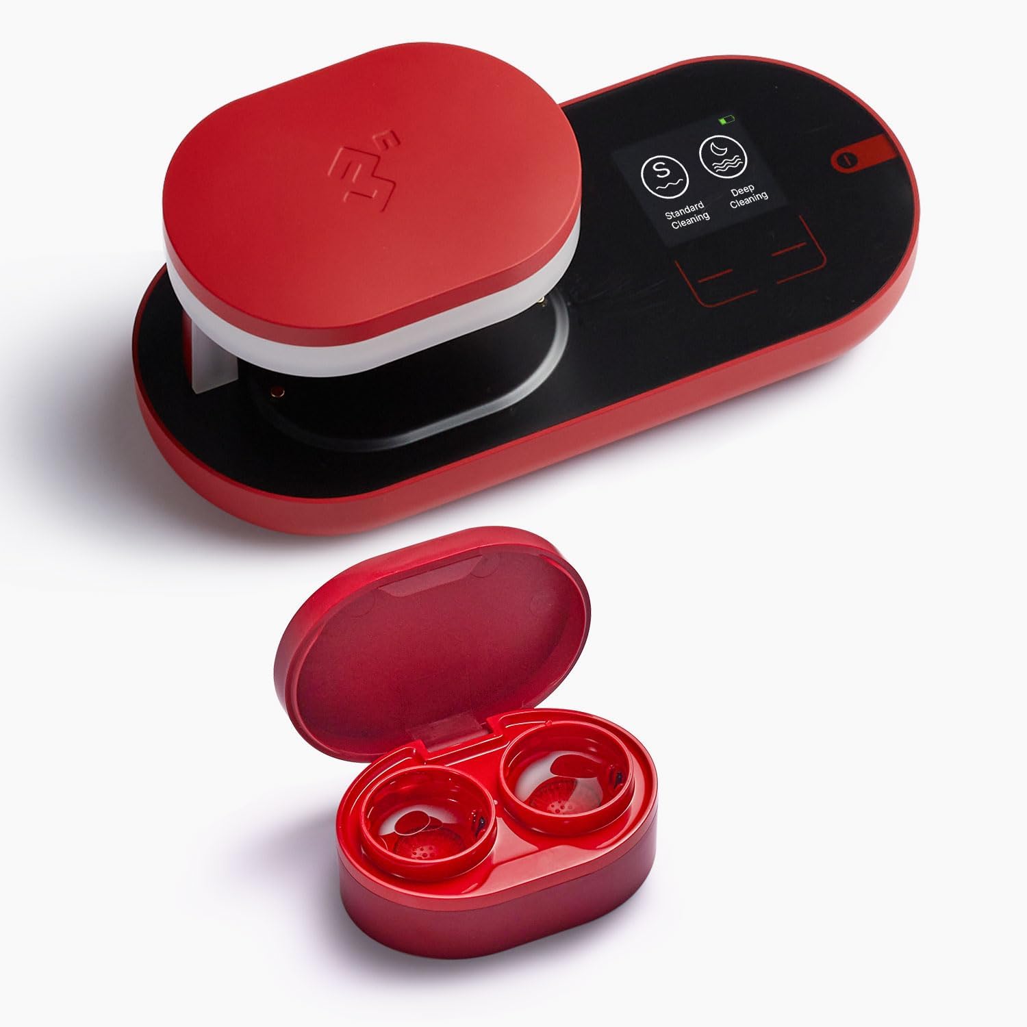3N Limpiador de lentes de contacto ReO2, tecnología de electroforesis, aprobación FDA 510K, con espejo y pinzas, lente suave de limpieza profunda,