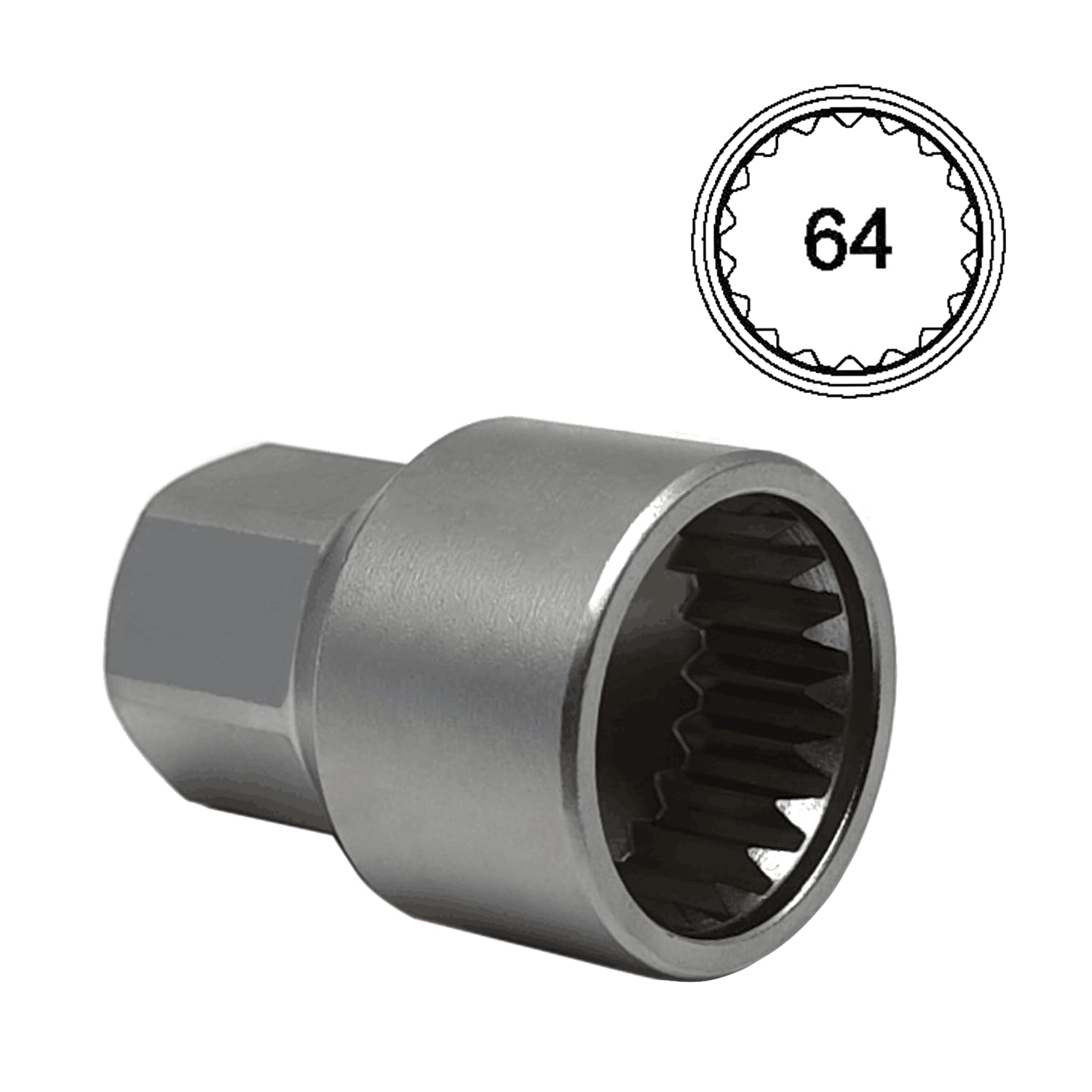 ABC-64 – Llave de tuerca de bloqueo de rueda para Porsche VW Toureg PanameraCayenneMacanCaymanSUV, Adaptador de tuerca de bloqueo de rueda,