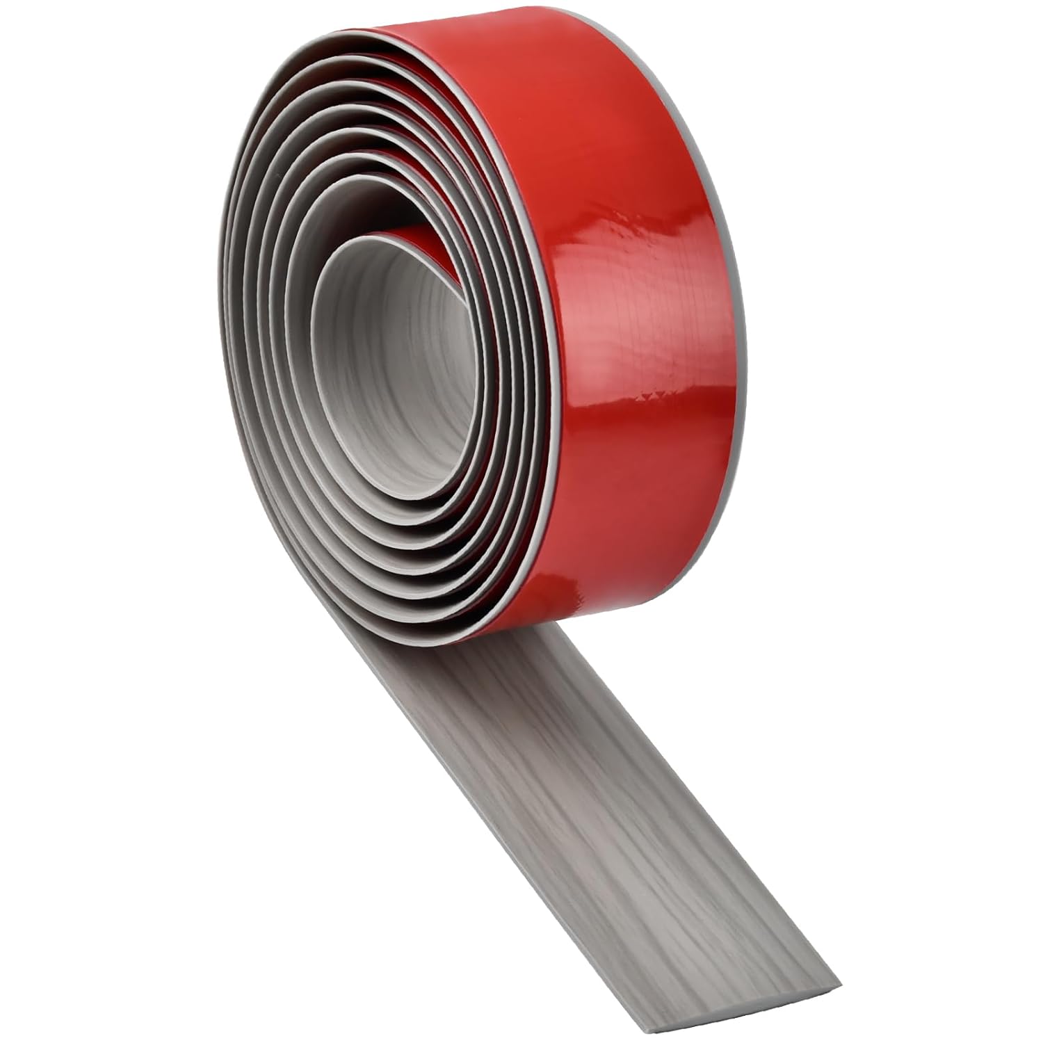 ZGONOUY Tira de transición de suelo autoadhesiva, tiras de transición de piso laminado de vinilo, tiras de borde de puerta de piso de madera para